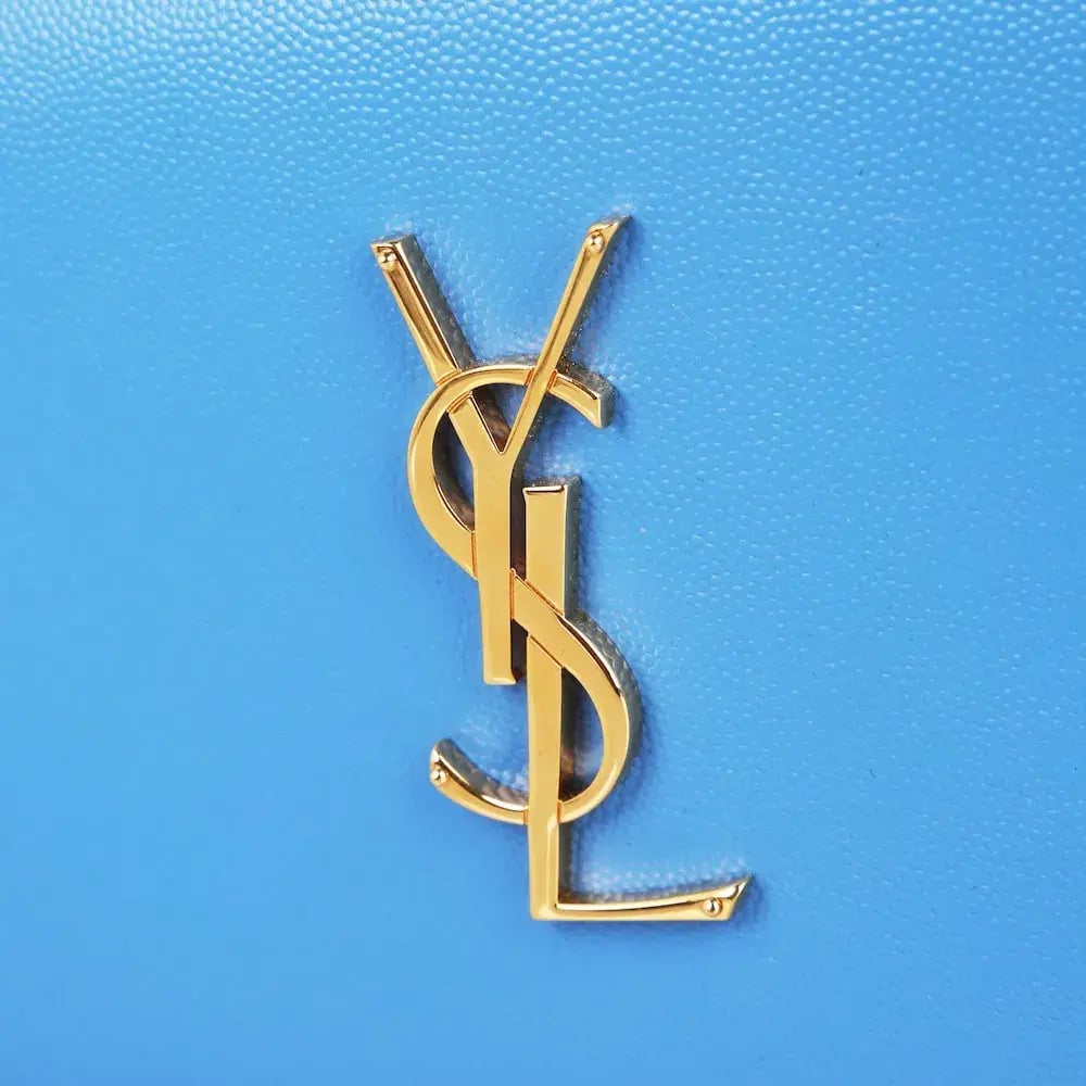 Saint Laurent Classic Kate Monogram Clutch Sky Blue photo 3