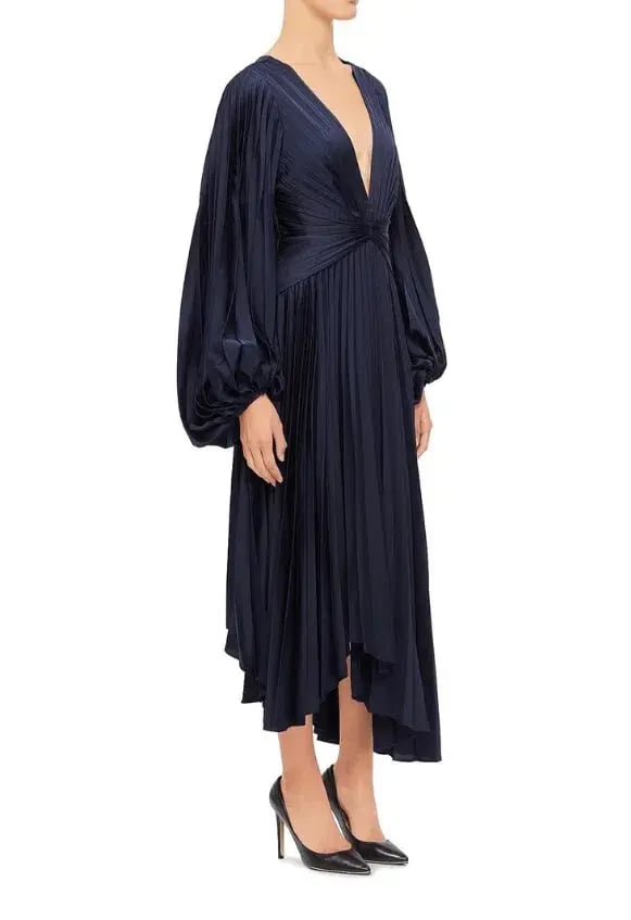 Acler Palms Dress Navy Size 8 photo 3