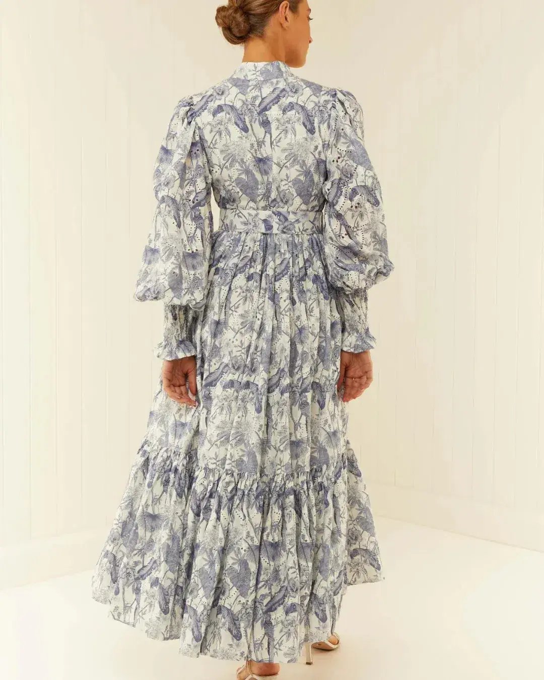 Palm Noosa Royal Flush Dress In Jungle Blue Size 10 photo 3
