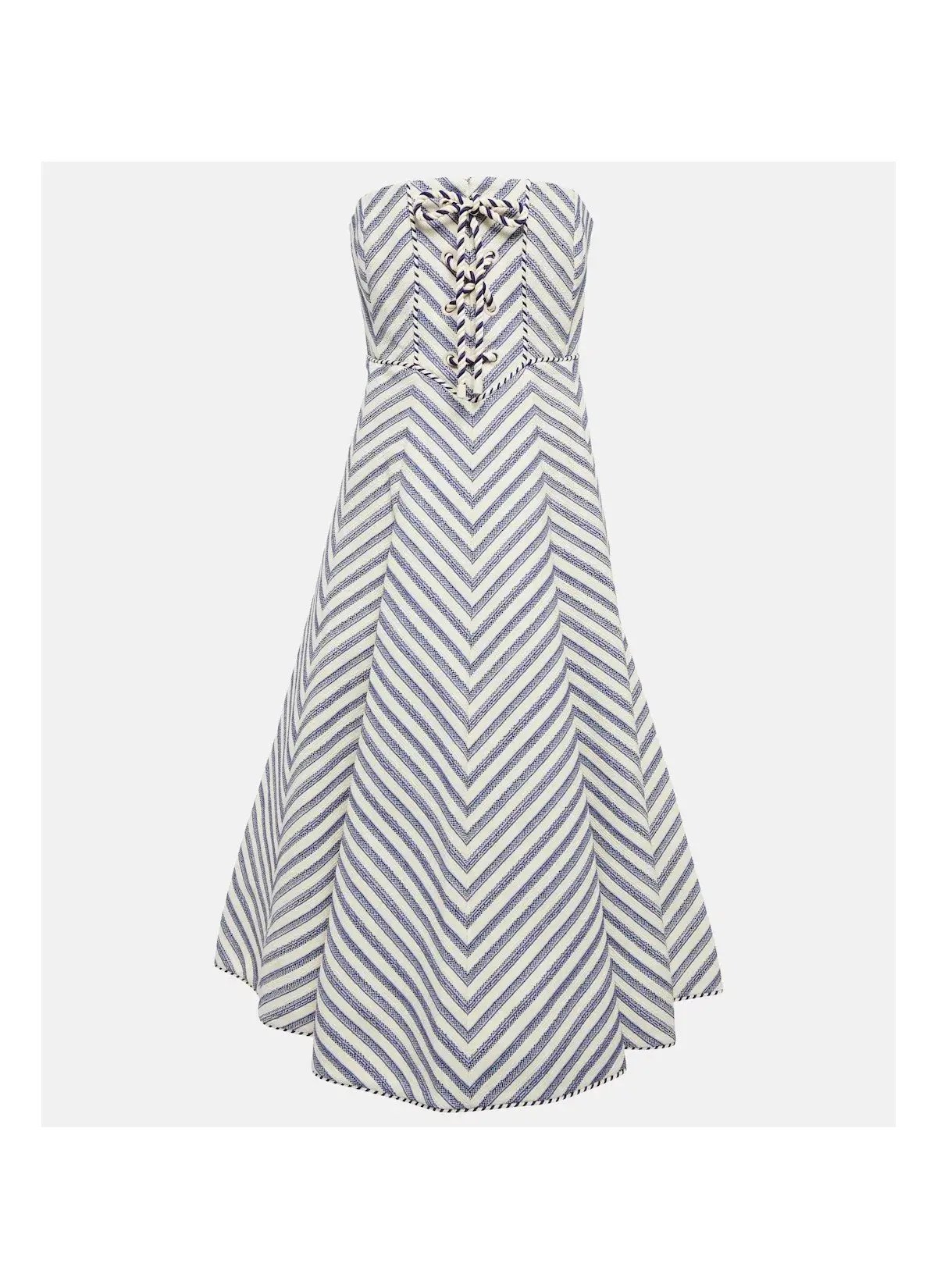 Zimmermann High Tide lace Midi Dress Print Size 1 / AU 10 photo 3