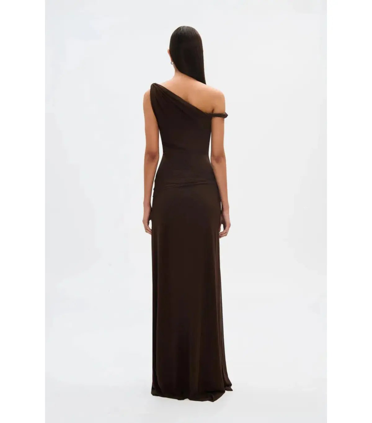 Misha Sisal Mesh Dress Espresso Size 8 photo 4