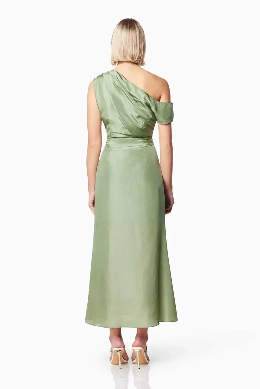 Elliat Finesse Dress Sage Size 8 photo 4
