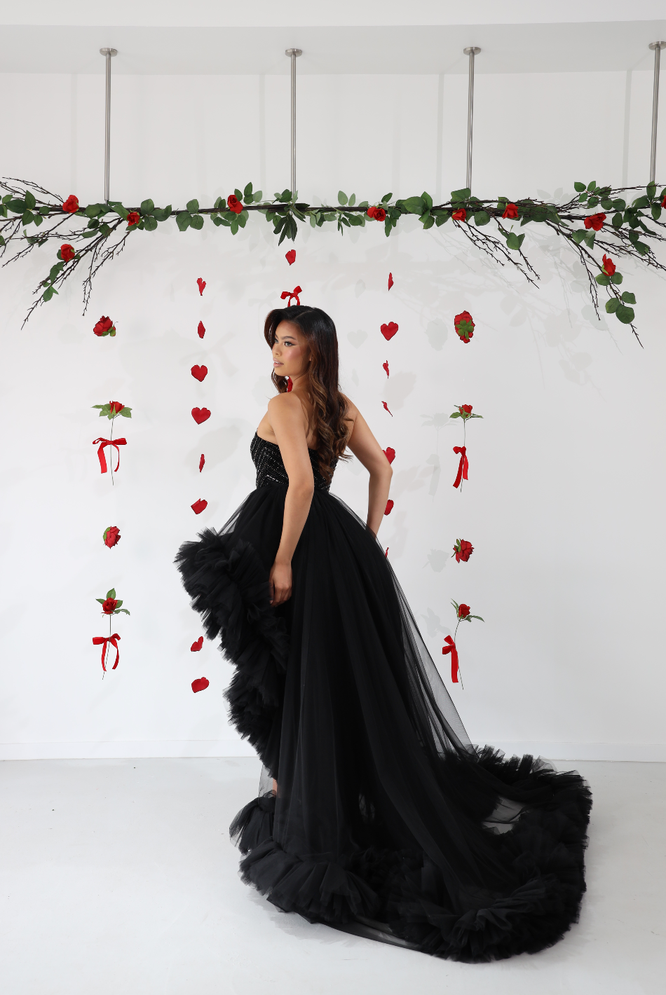 SELZ MINI DRESS BLACK photo 6