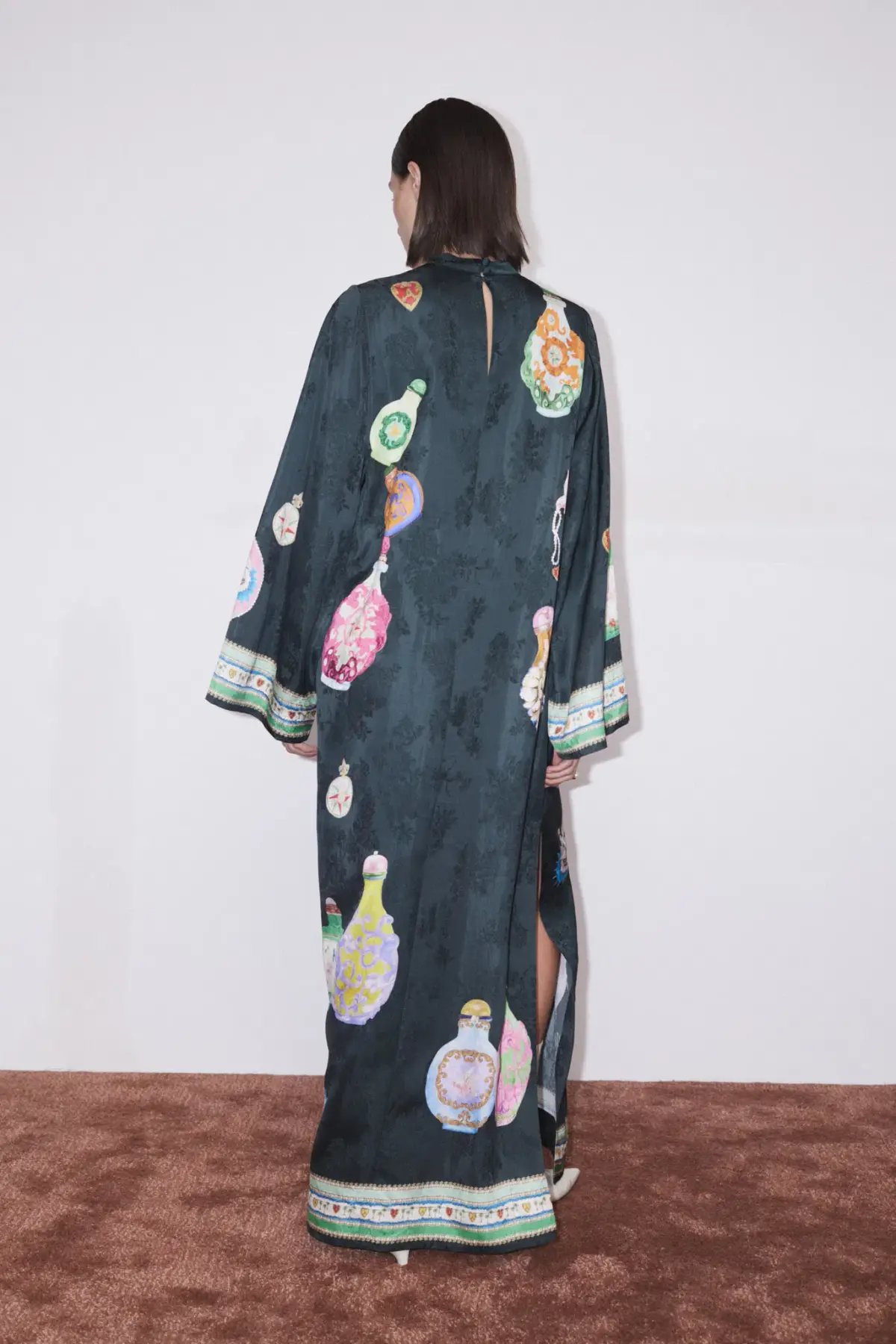 Alemais Royal Midi Dress Print Size AU 14 photo 3