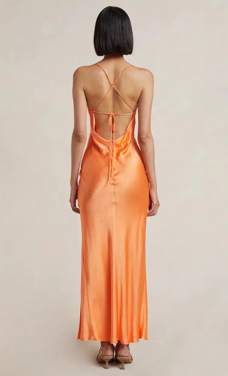 Bec & Bridge Annika Maxi Dress Coral Size 6 photo 4