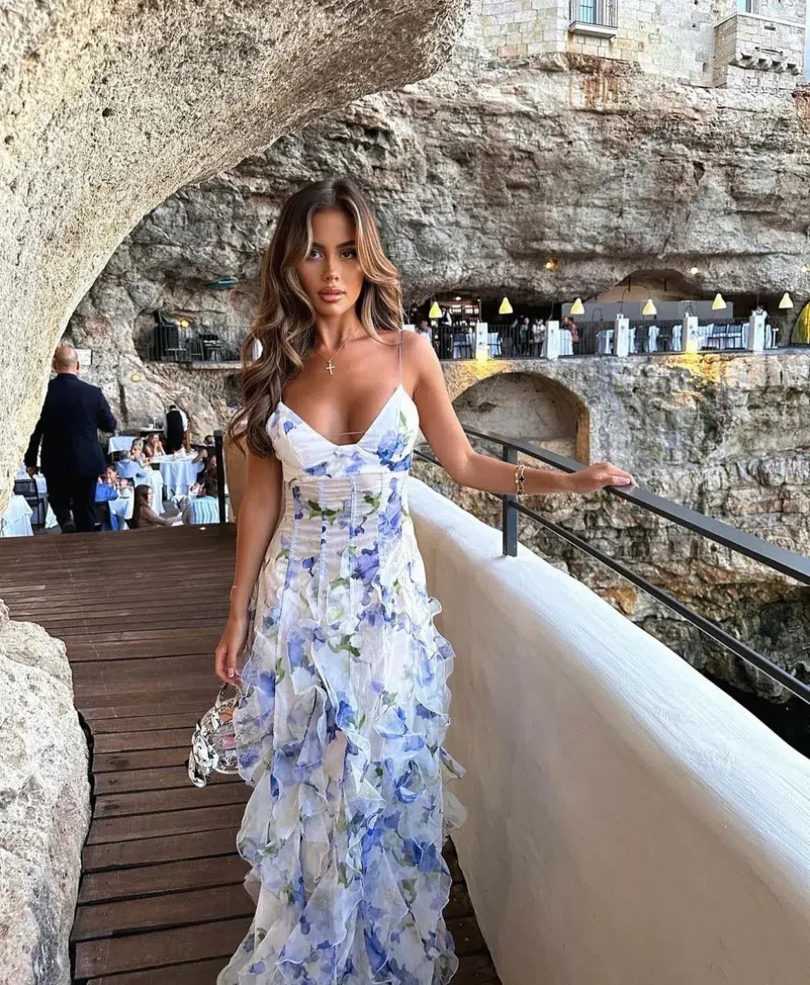 Menti Santorini Iris Gown in Floral Size S / AU 8 photo 4