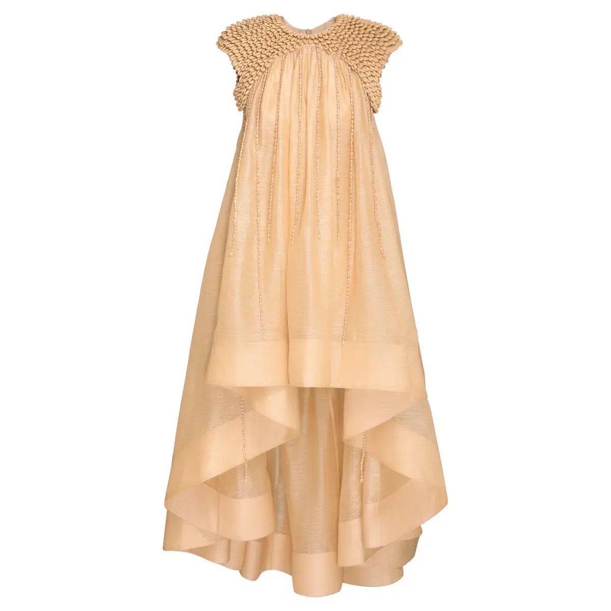 Zimmermann Coaster Embellished Gown Sand Size 0 / AU 8 photo 3