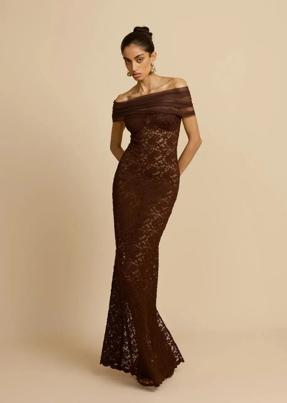 Arcina Ori Milana Dress in Chocolate Size M/AU10 photo 2