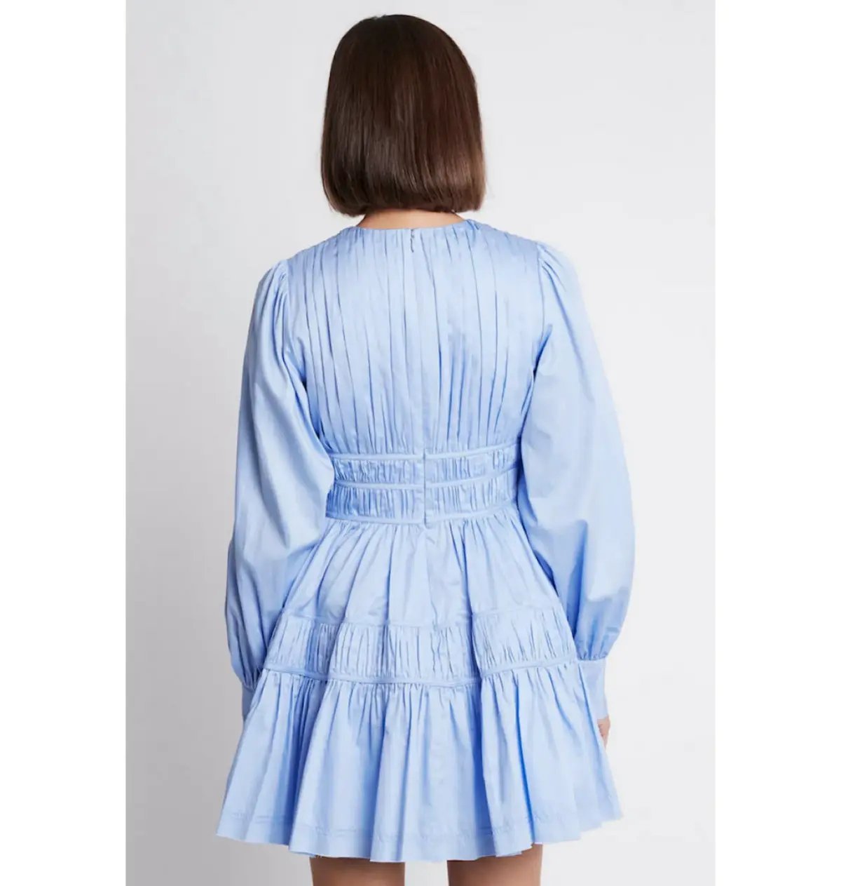 Aje Fallingwater Mini Dress Blue Size 16 photo 3