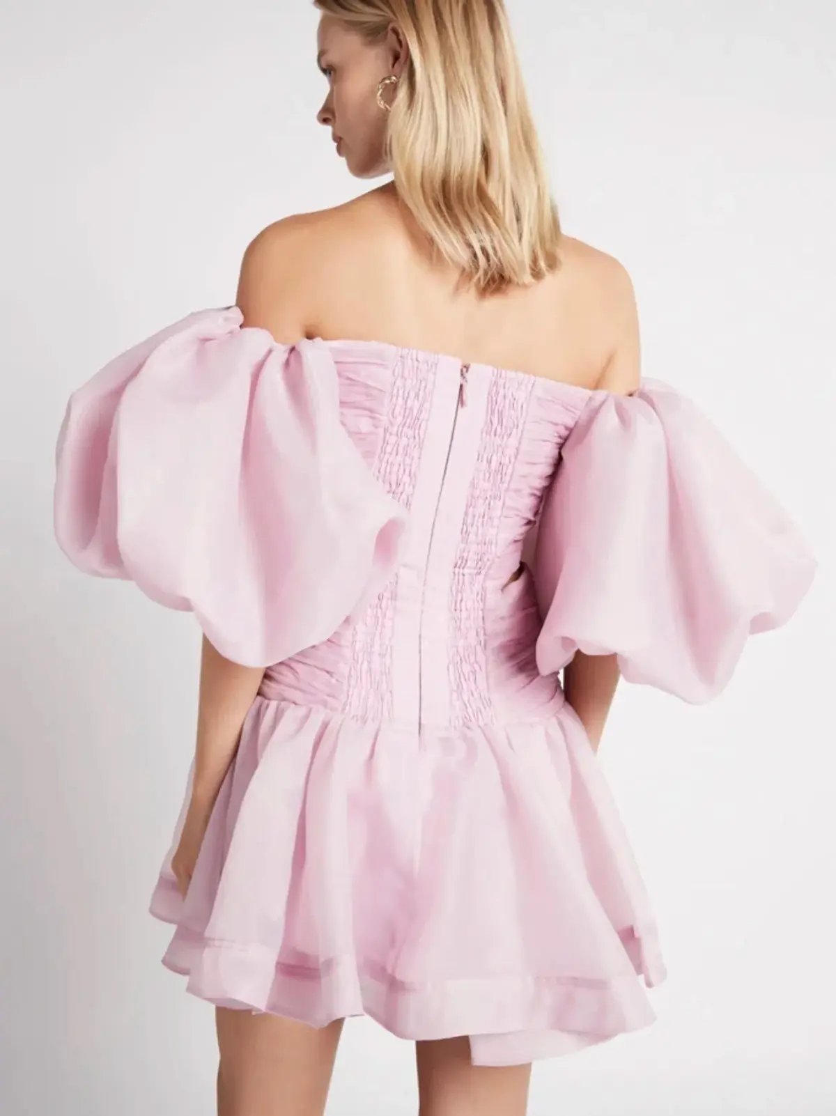 Aje Myriad Cut Out Mini Dress Lilac Size 14 photo 4
