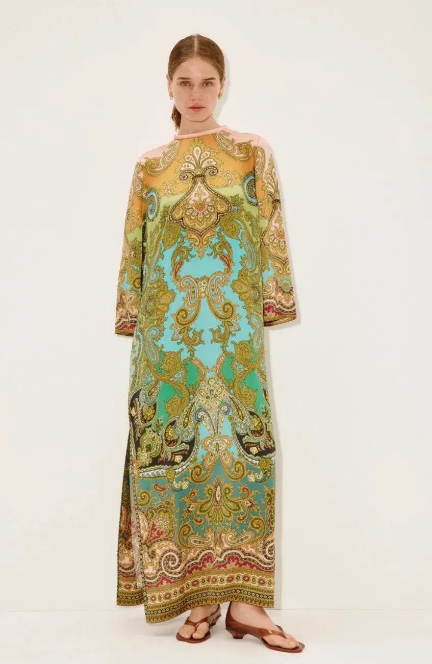 ALEMAIS CLEMENZA SILK MIDI DRESS SIZE 12 also fits 14 photo 2