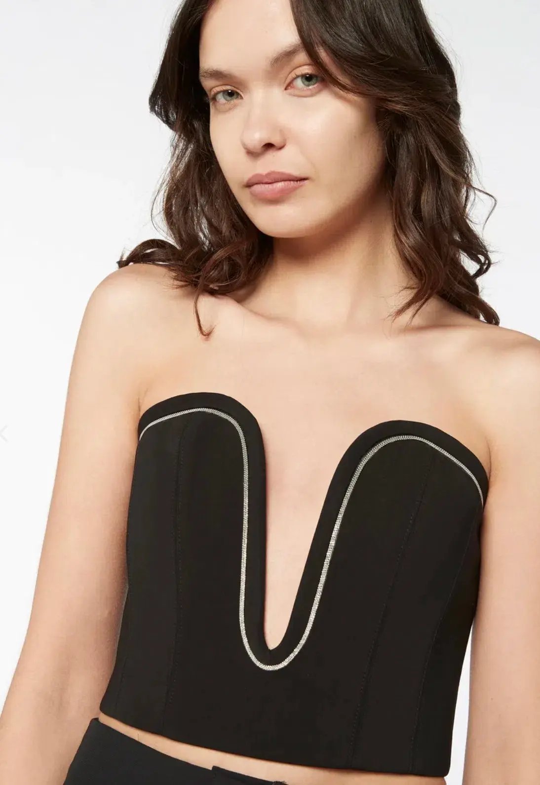 Manning Cartell Polish Final Bustier Top Black Size AU 8 photo 2