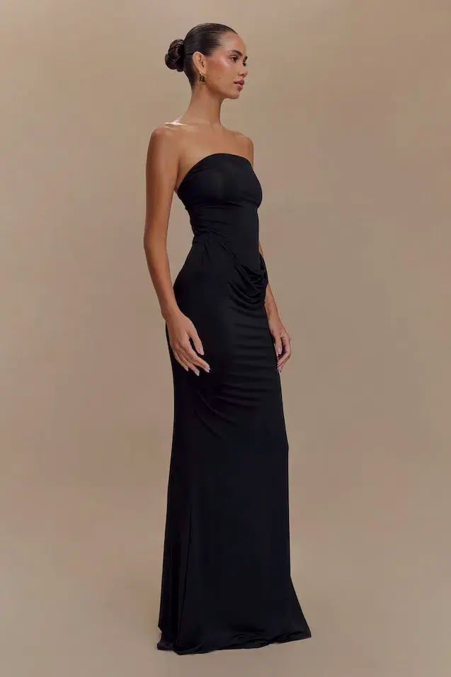 Meshki Madison Slinky Dress in Black Size 6/XS photo 2