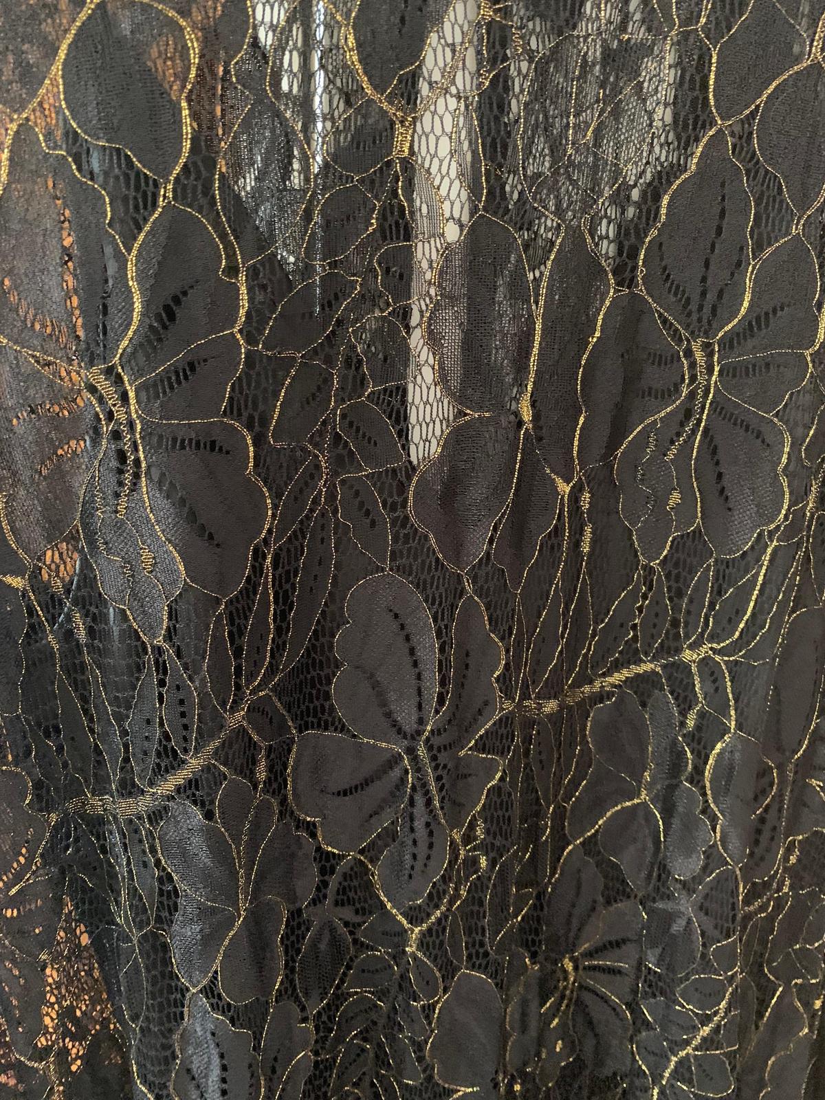 Alice McCall black & gold lace dress photo 2