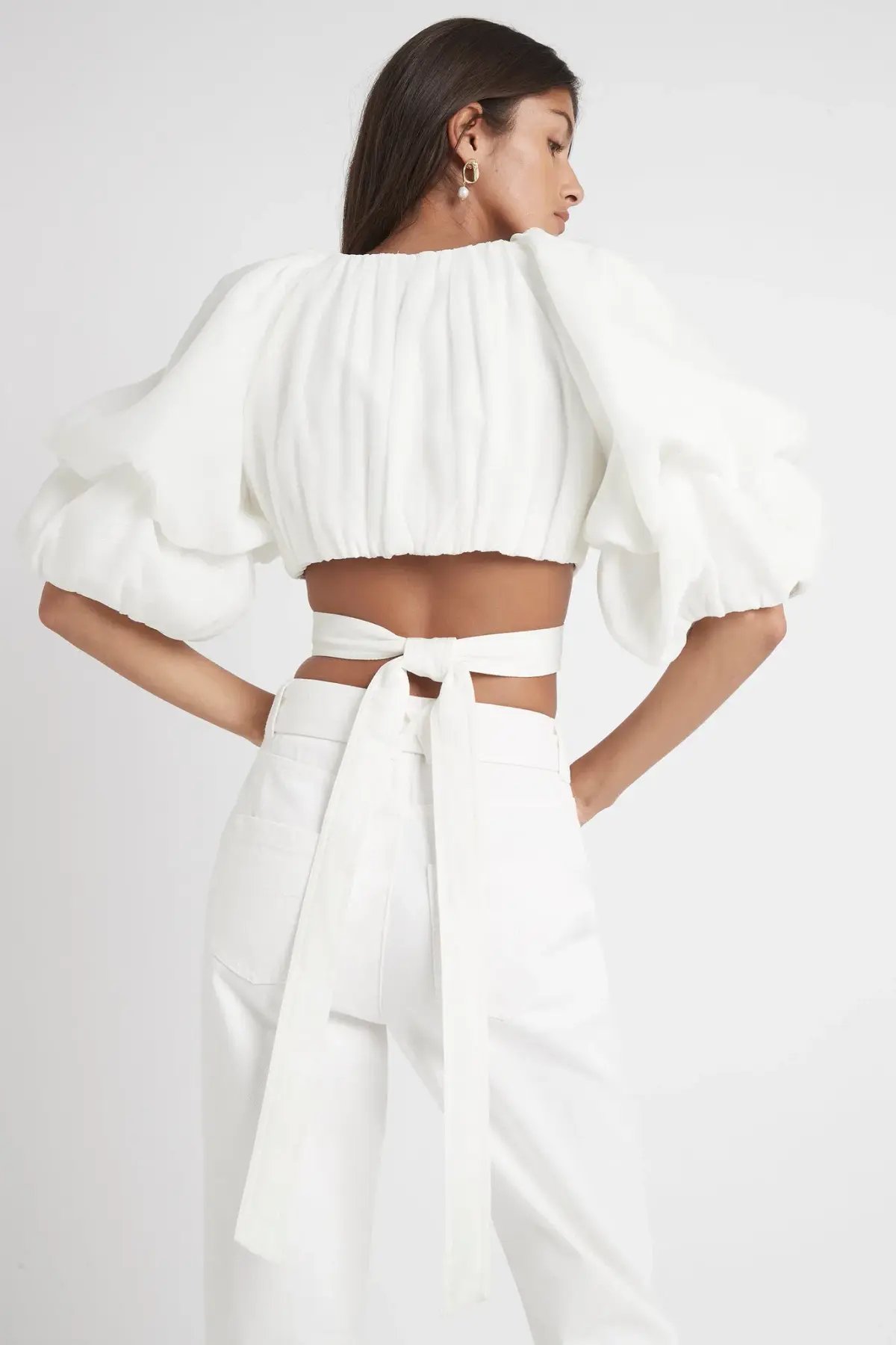 Aje Impression Top White Size 4 photo 2