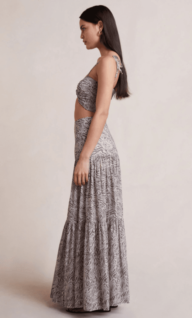 Bec & Bridge Sahara Crop Top and Maxi Skirt Print Size 8 photo 3