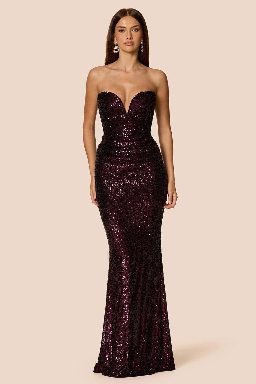 Nookie Dante Maxi Dress - Boysenberry photo 3