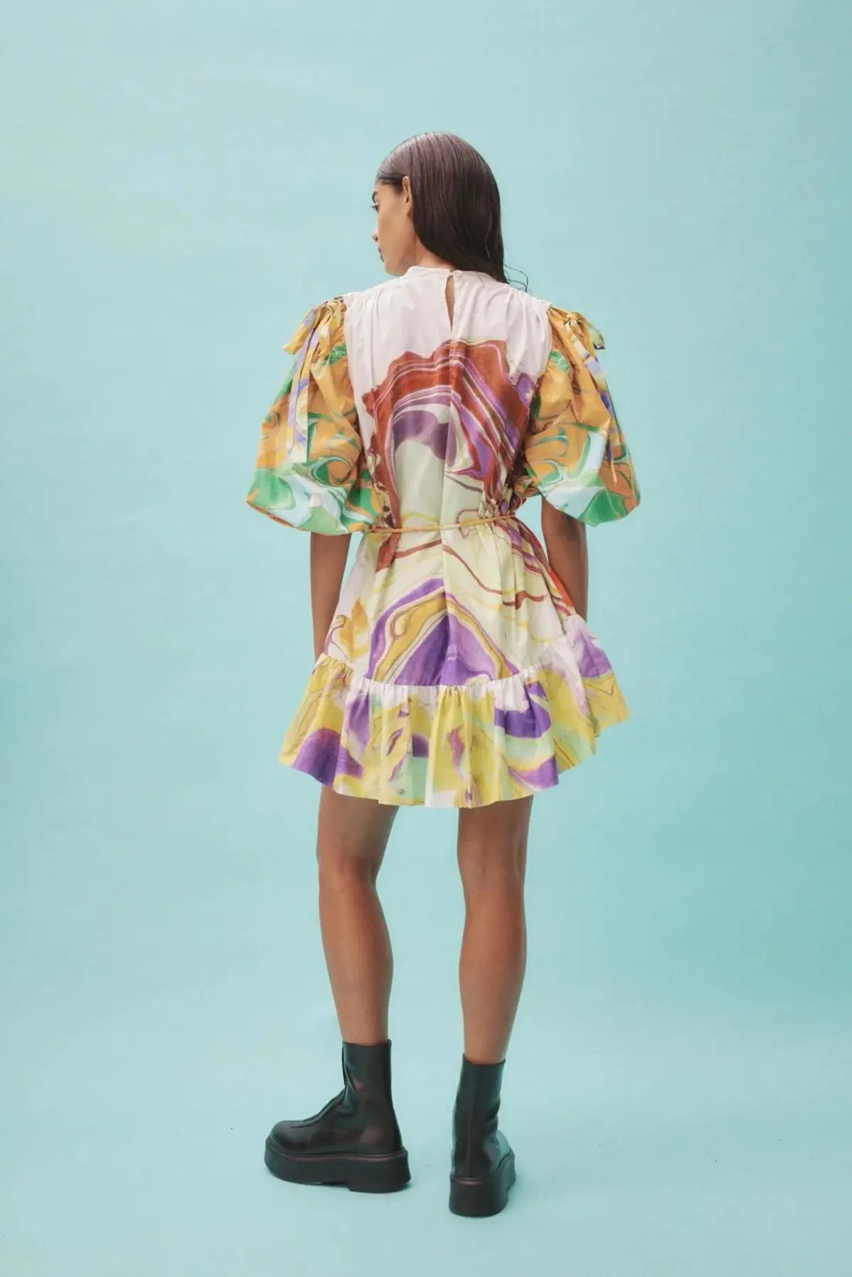 Alemais Luca Mini Dress in Multi Size 8 photo 2