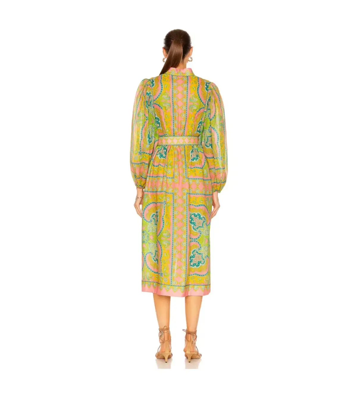 Zimmermann Estelle Buttoned Midi Dress Size 10 photo 4