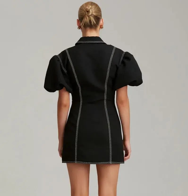 C/MEO Collective Out Of Time Mini Dress Black Size S / AU 8 photo 2