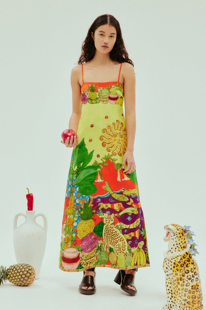 Alemais Tiger Day Dress photo 2