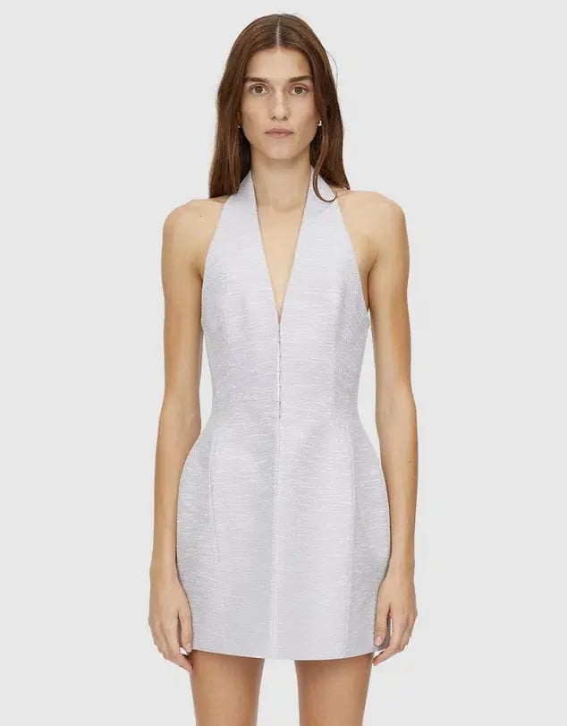 Camilla and Marc Altair Mini Halter Dress Lilac Size 12 photo 4