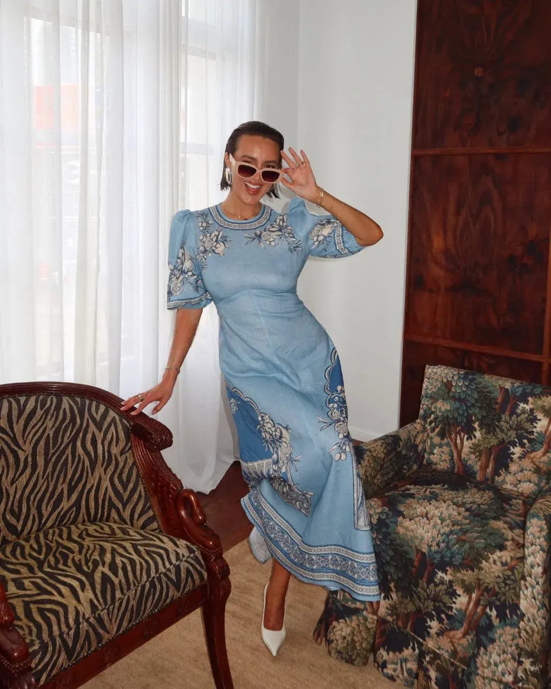 Alemais Villa Romantica Midi Dress Size 10 photo 2