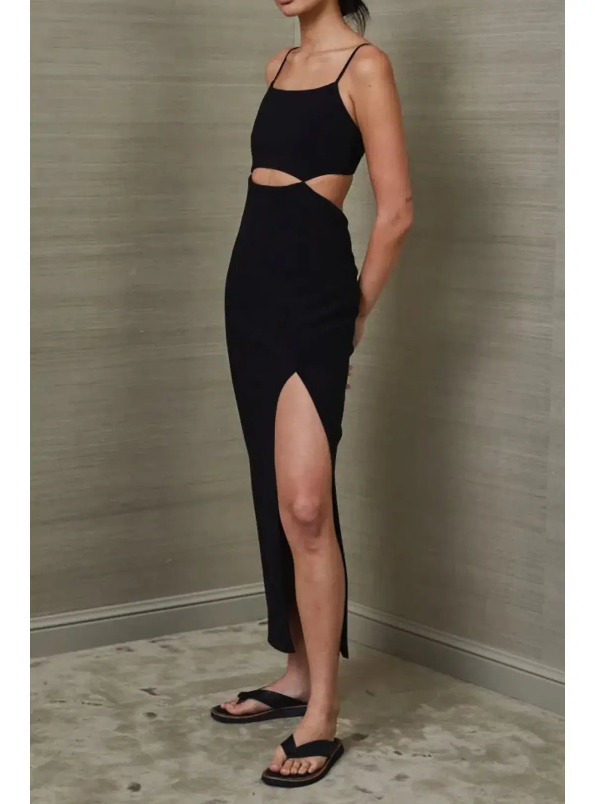 Bec & Bridge Faye Midi Dress Black Size AU 6 photo 2