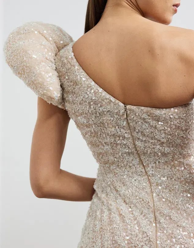 Rachel Gilbert Phoebe Dress Nude Size 2 / AU 10 photo 4