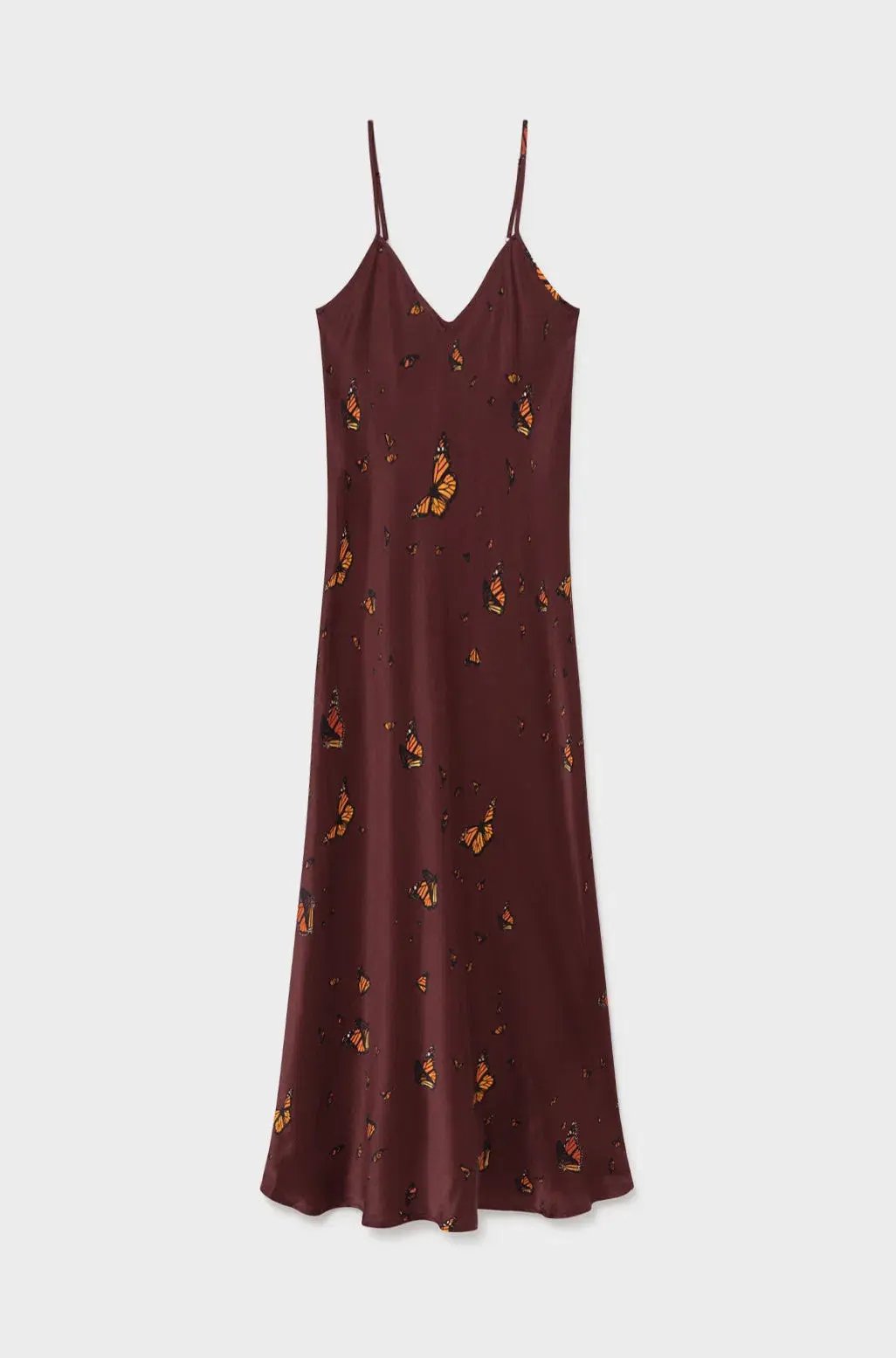 Silk Laundry 90s Slip Dress Print Size M photo 3