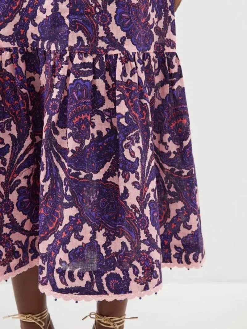 ZIMMERMANN Tiggy Billow Blouse & the Tiggy Frill Hem Midi Skirt (4/AU16) photo 10