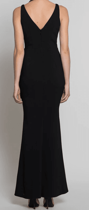 Bariano Juno Frill Gown black size 14 photo 2