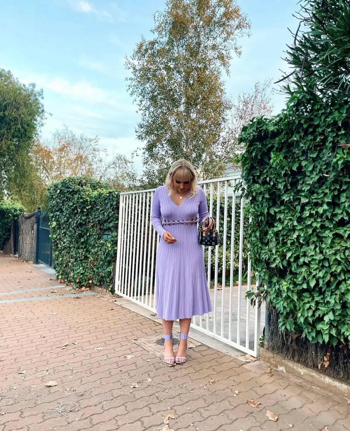 Dion Lee Pinnacle Braid Dress in Violet Size 10 photo 3