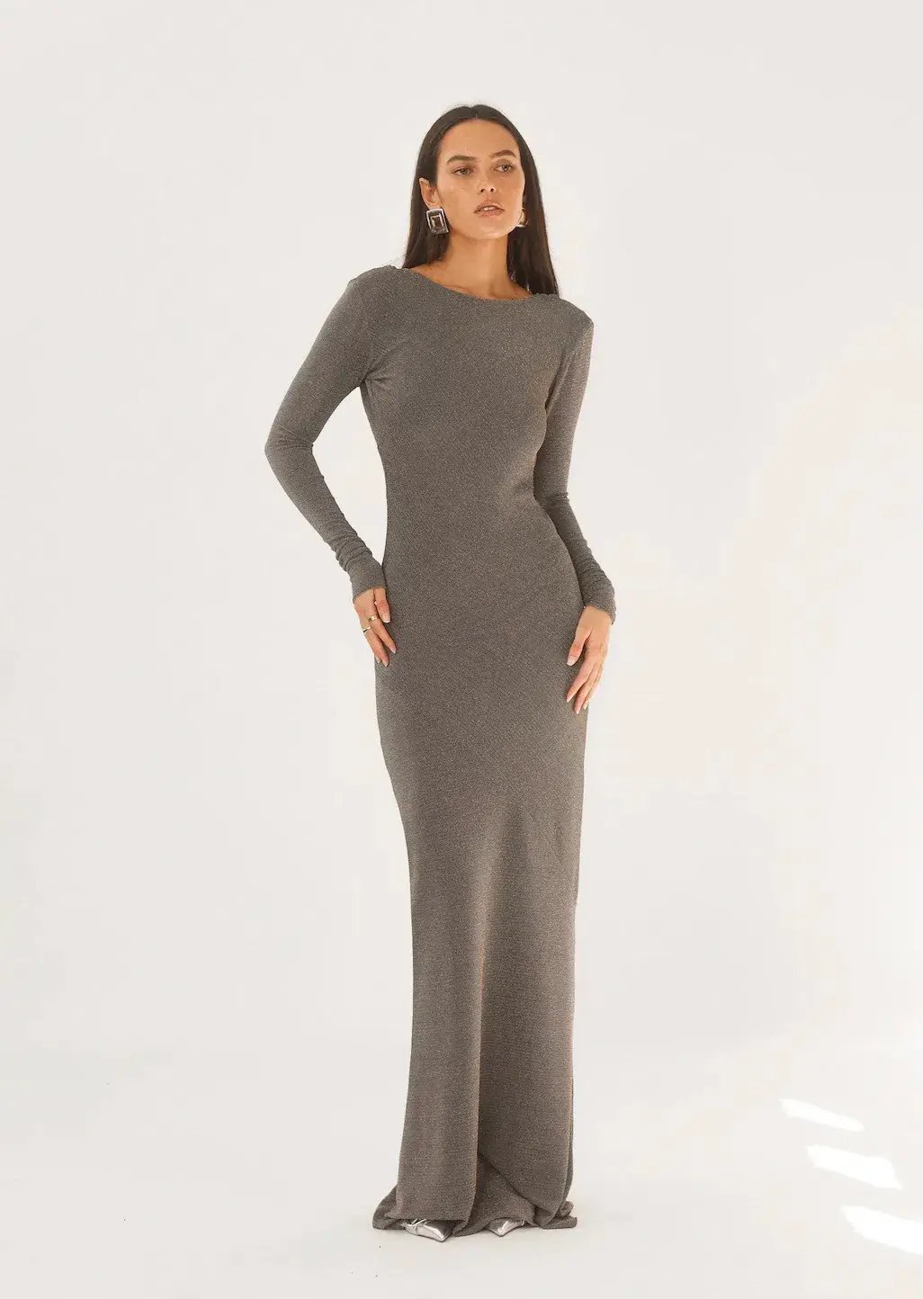 Arcina Ori Jen Dress Grey Size M / AU 10 photo 4