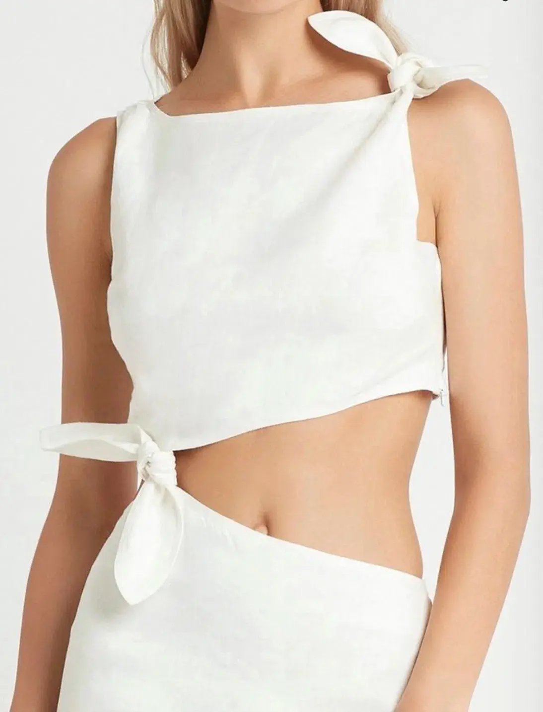 Sir The Label Ambroise Mini Dress Ivory Size 8 photo 3