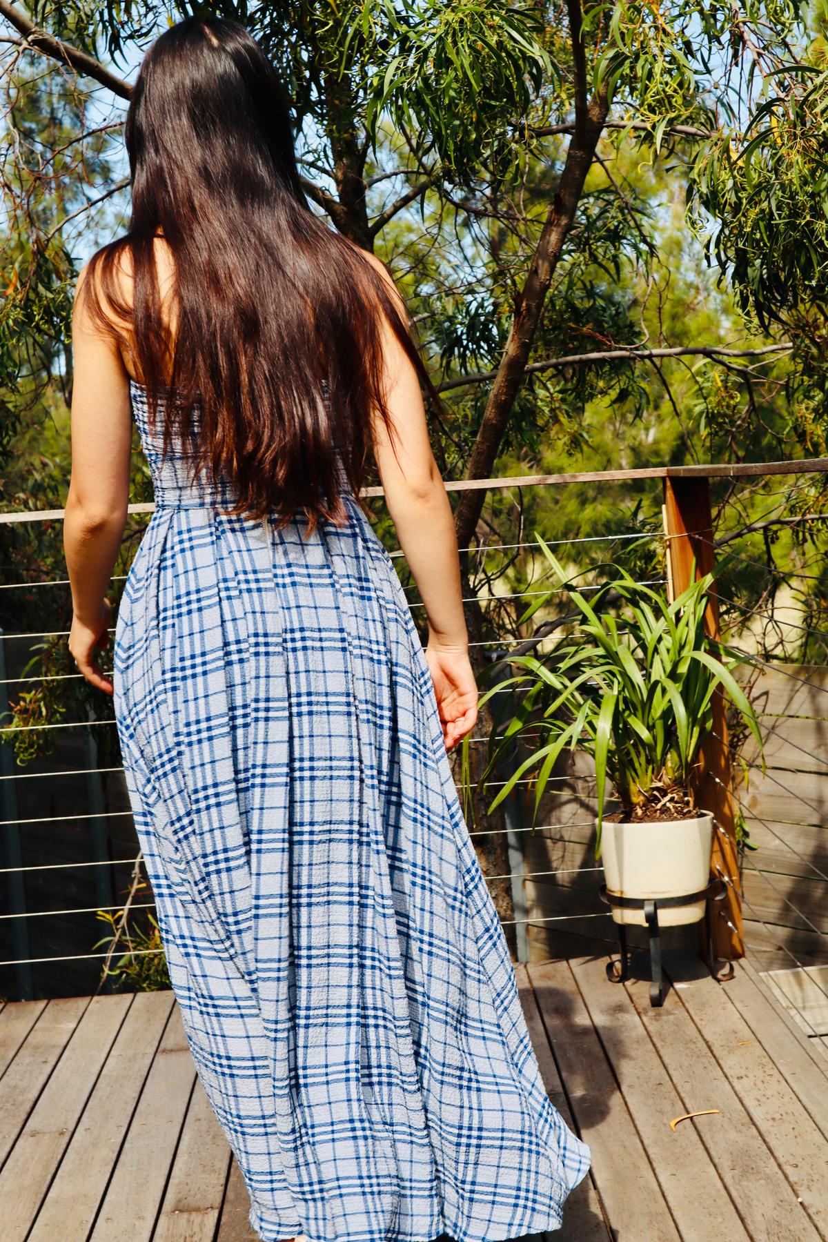 Mossman CROSSING PATHS MAXI DRESS Size 6-8 photo 5