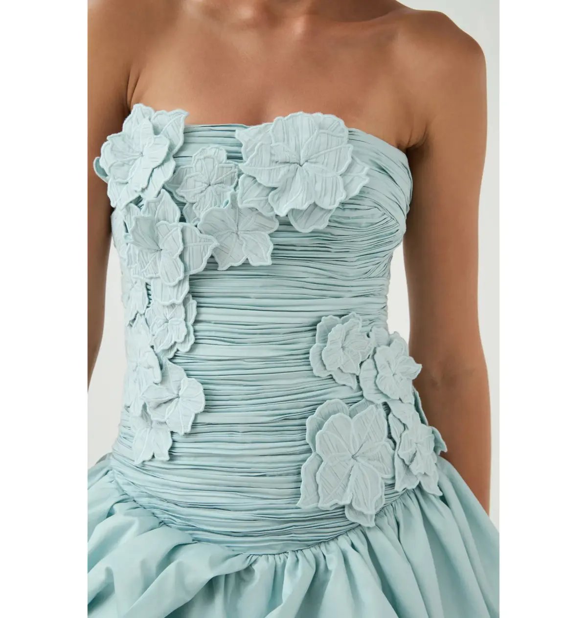 Aje Splendour Mini Dress in Silver Blue Size AU 8 photo 3