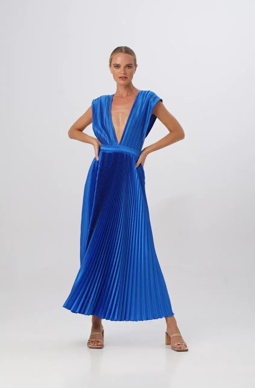 L'idee Gala Gown Blue Size 10 / M photo 4