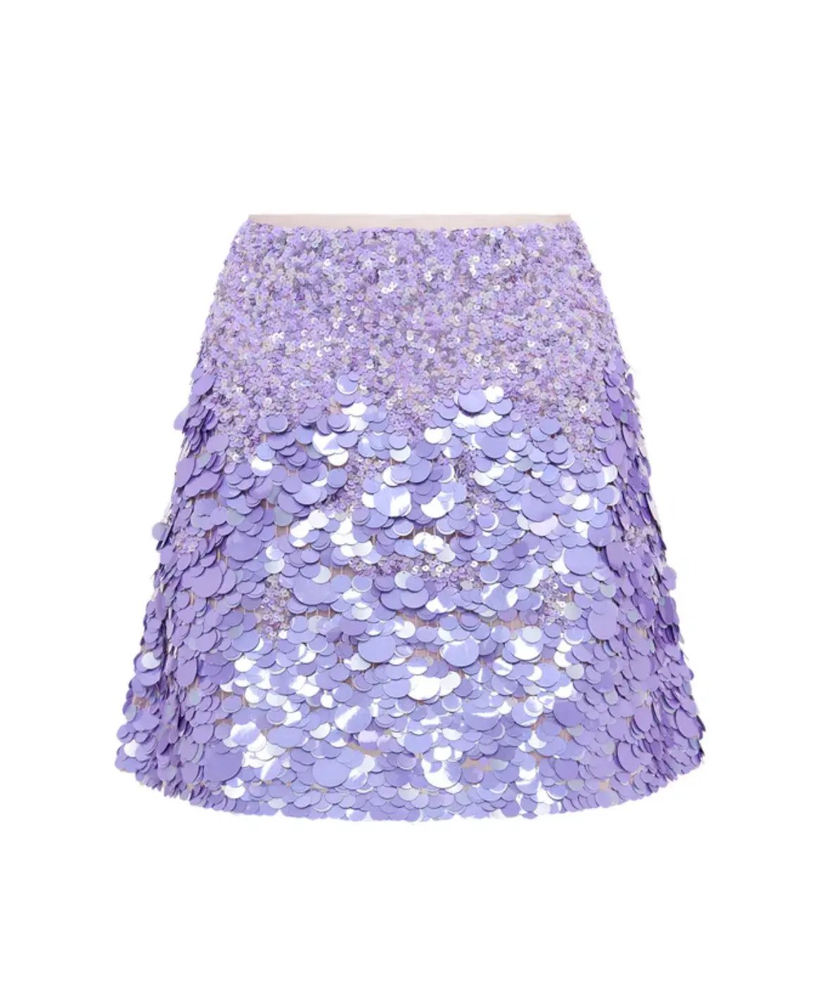 Aje Cherie Sequin Mini Skirt in Lilac Size 8 photo 3