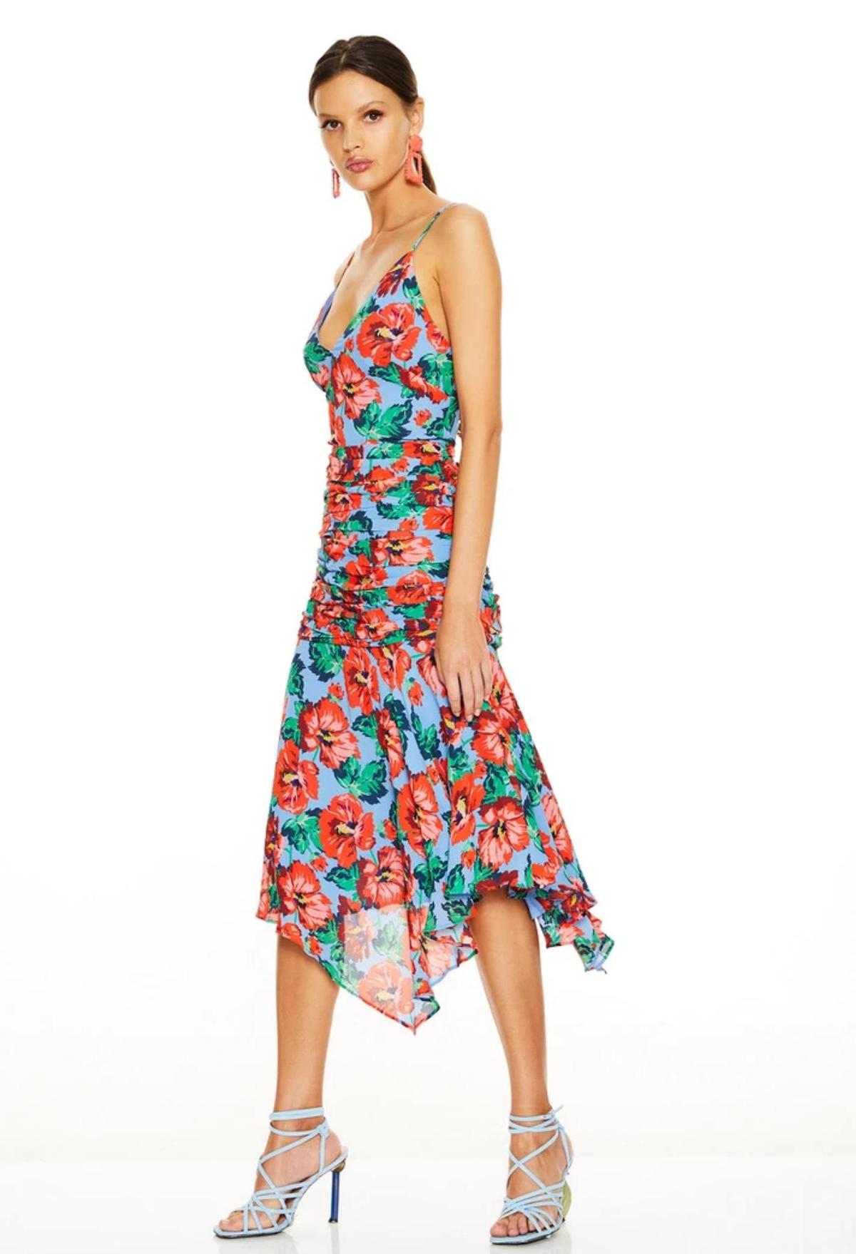 Talulah Luscious MIDI Dress — Red Print photo 3