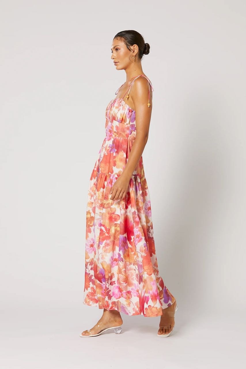WINONA SANTA ROSA TIERED DRESS - MULTI photo 2