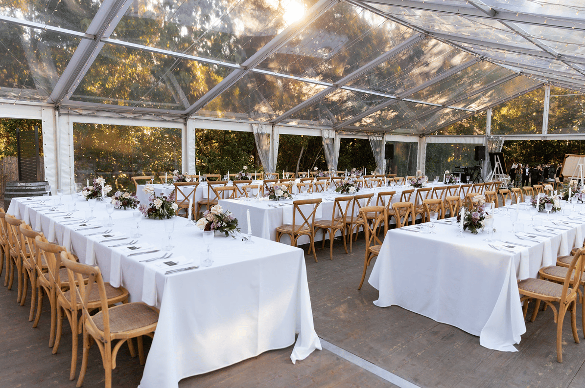 White Rectangular Tablecloths 220cm x 330cm photo 4