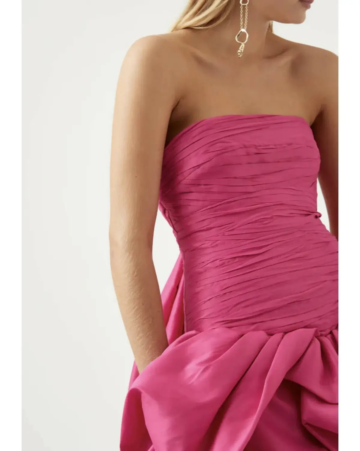 Aje Piacere Bubble Mini Dress Pink Size AU 8 photo 3