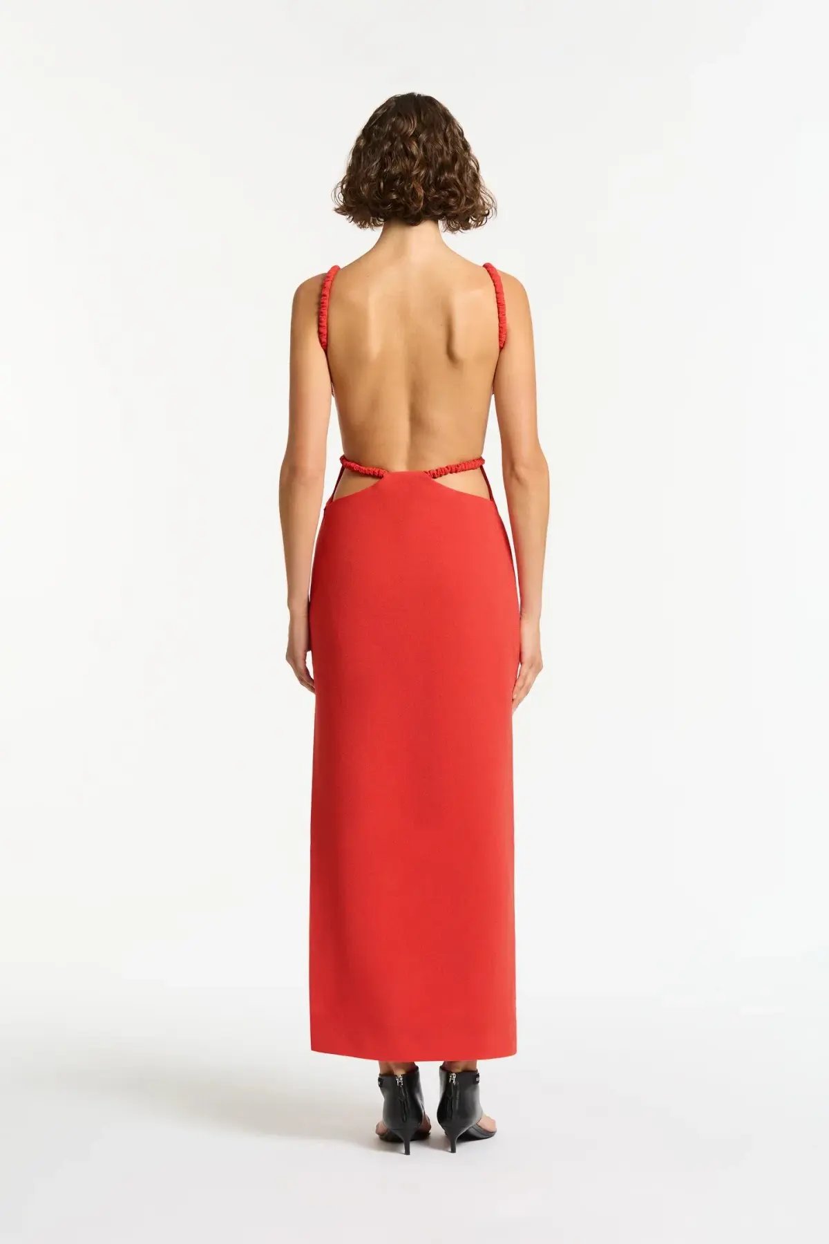 Sir the Label Spoerri Backless Gown Red Size 8 photo 4