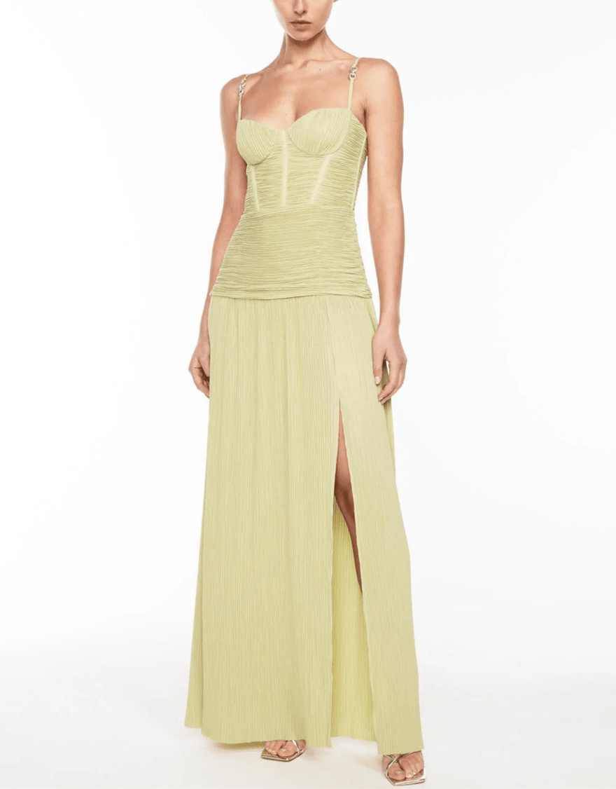 Manning Cartell Double Time Pleat Dress - Pistachio photo 4