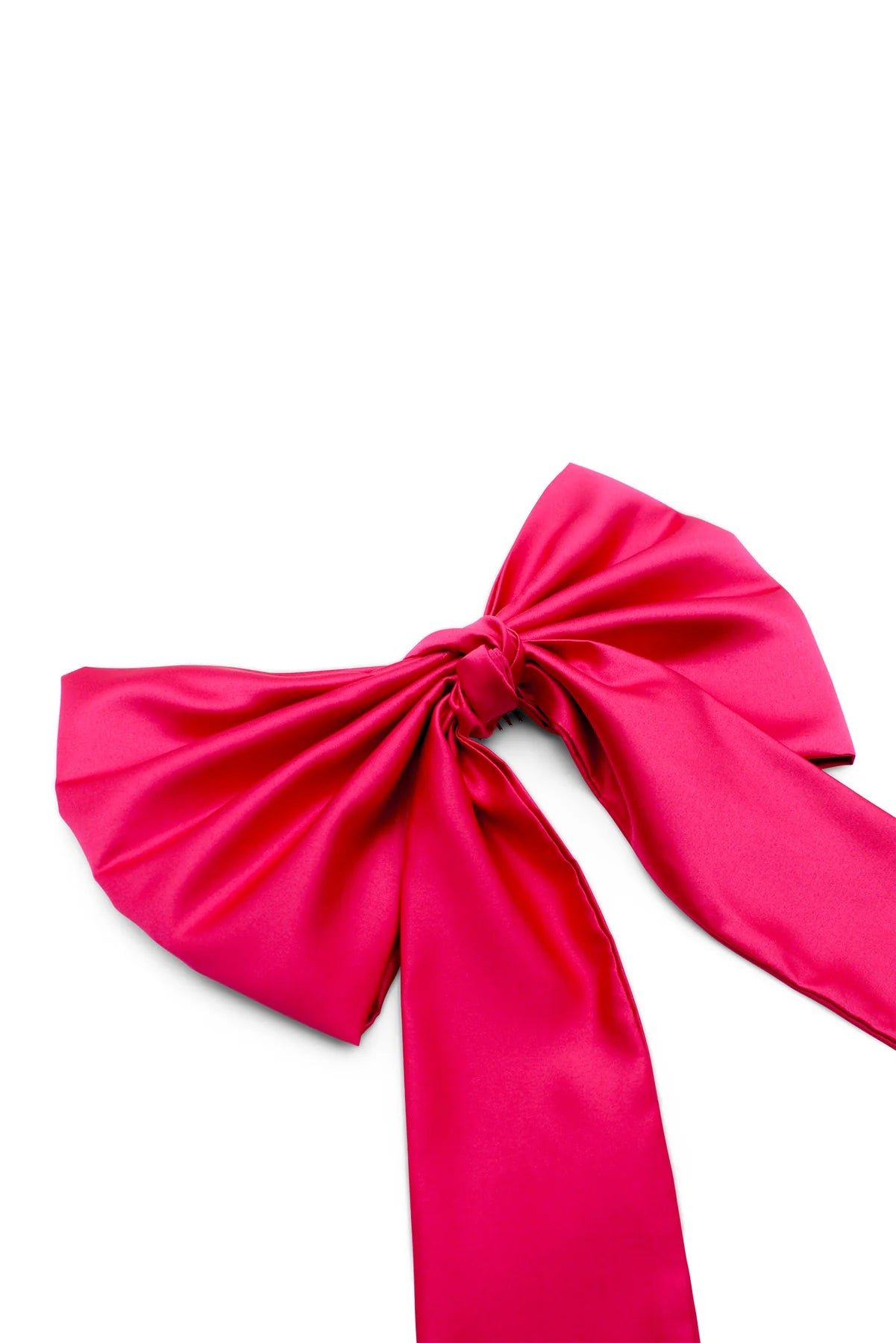 MORGAN & TAYLOR CARMEN OVERSIZED BOW - HOT PINK photo 5