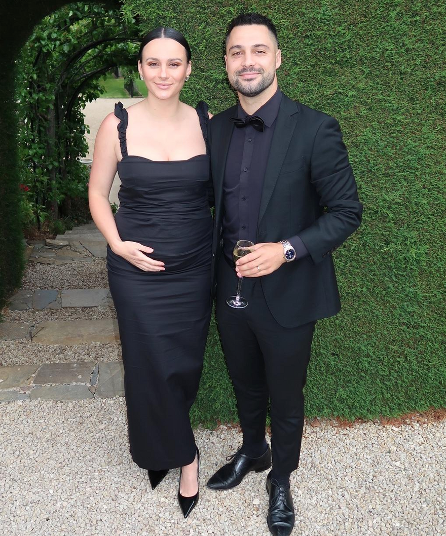 Sir The Label Azul Balconette Gown Black photo 2