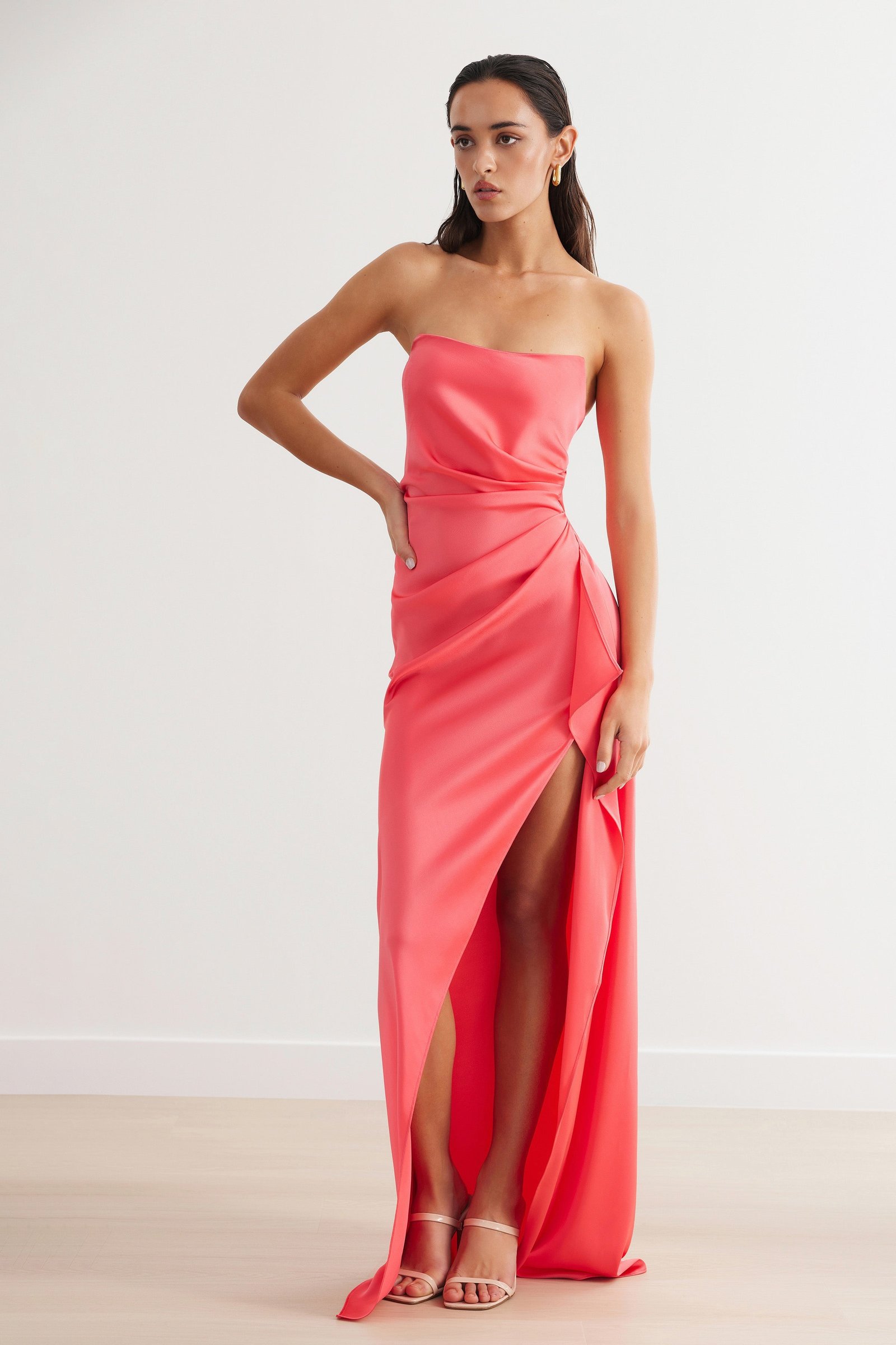 LEXI ALZIRA DRESS - FLAMINGO photo 4