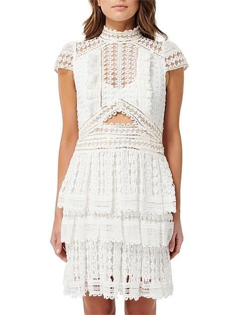 Thurley Tropic Of Capricorn Dress Ivory White Size 6 photo 2