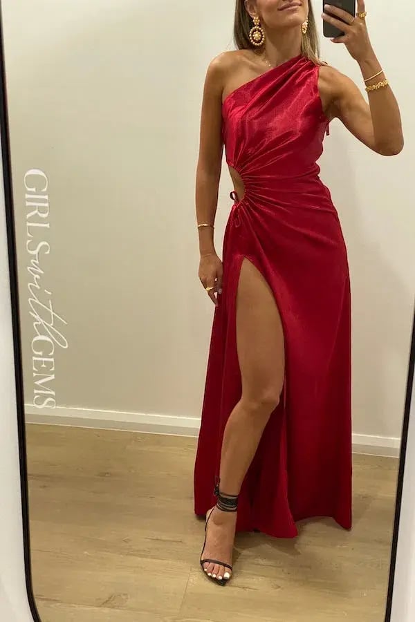 Sonya Moda Nour Maxi Dress Scarlet Red Size 10 photo 5